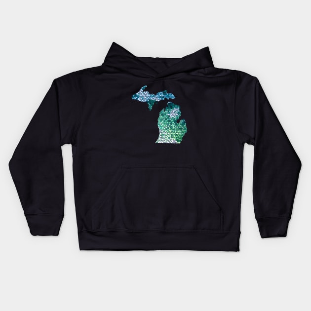 Michigan Kids Hoodie by bubbsnugg